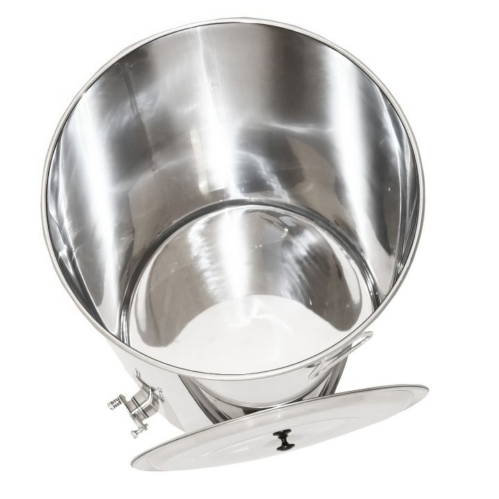 Stáčecí nádoba Mellarius MiniLine 300 kg - nerez kohout