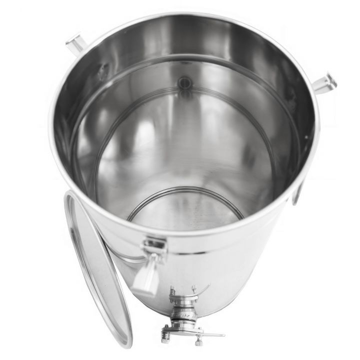 Stáčecí nádoba Mellarius MiniLine 400 kg - nerez kohout