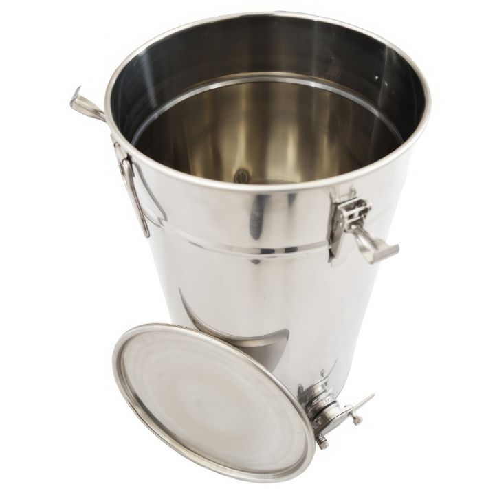 Stáčecí nádoba Mellarius MiniLine 400 kg - nerez kohout