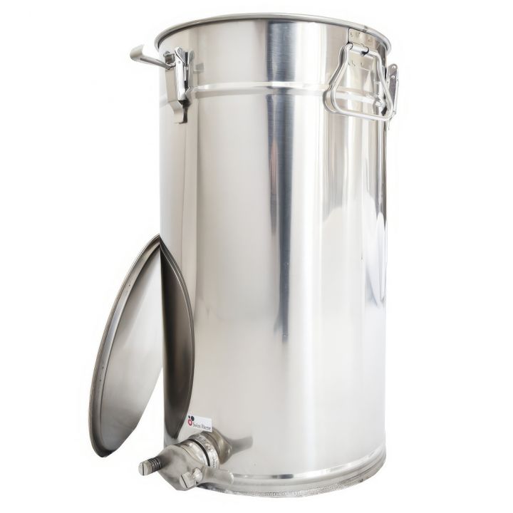 Stáčecí nádoba Mellarius MiniLine 400 kg - nerez kohout