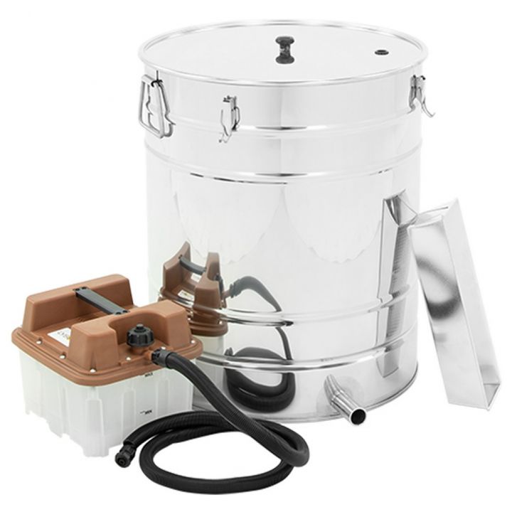 Vařák na vosk sudový 100l s vyvíječem páry