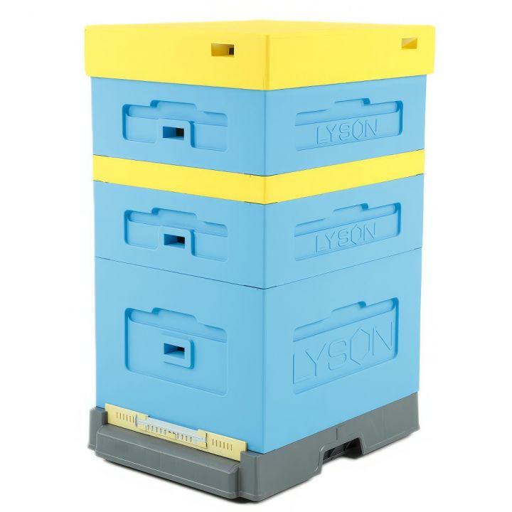 Polystyrenový úl Dadant Blatt - vysoké plastové Varroa dno - Lysoň 10 R.