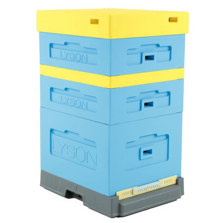 Polystyrenový úl Dadant Blatt - vysoké plastové Varroa dno - Lysoň 10 R.