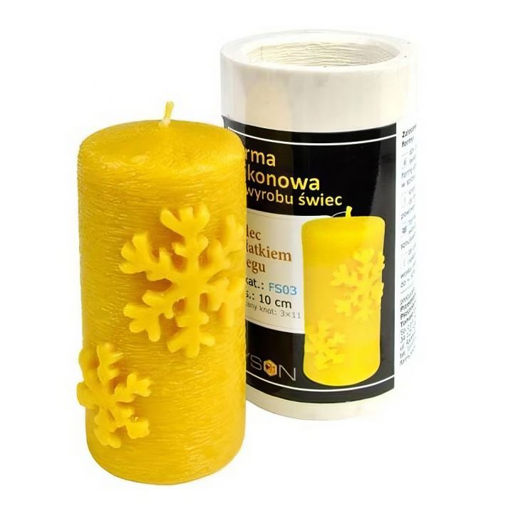 Silikonová forma na svíčky FS03