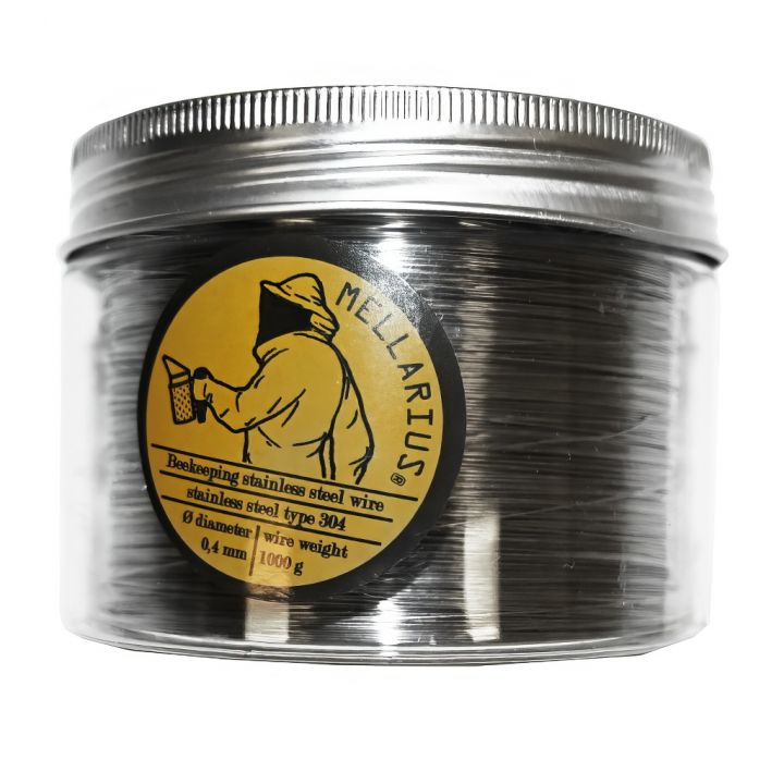 Drátek včelařský MELLARIUS - nerez s odvíječem 1000 g
