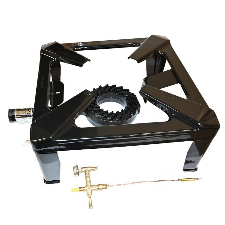 Průmyslový plynový vařič - čtverhranný - piezo - bez regulátoru