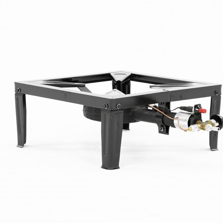 Průmyslový plynový vařič - čtverhranný - piezo - bez regulátoru