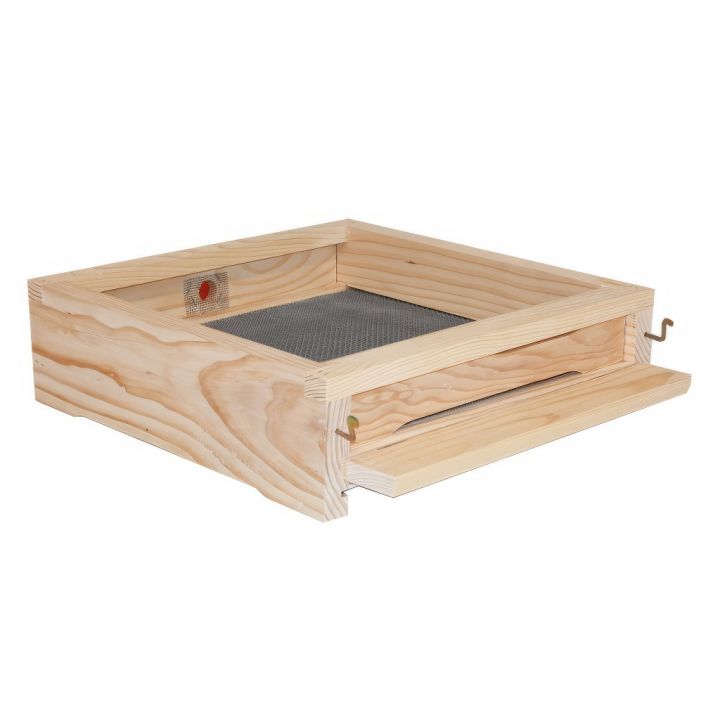 Celozasíťované varroa dno - nerez - 2 cm