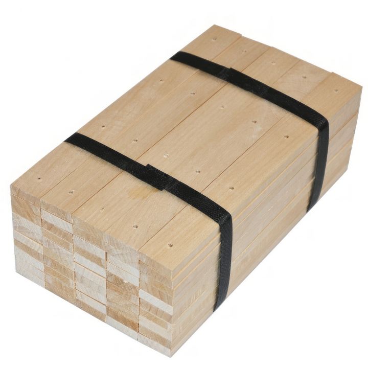 Přířezy na rámky 39x24 předvrtané - lípa, 50 kusů