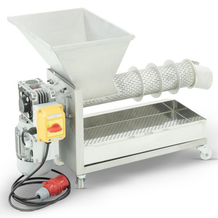 Lis šnekový na oddělení medu a vosku z víček, výkon 100 kg/h Lysoň - OPTIMA