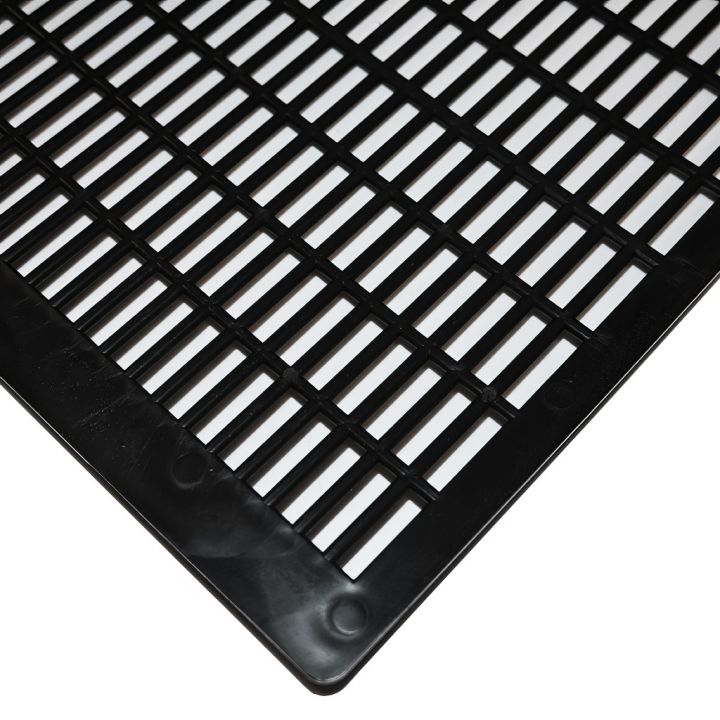 mrizka-cer-417x417-5.jpg_1 Mateří mřížka 417 x 417 - černý litý plast - AKCE