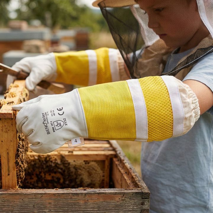 Dětské rukavice Bieno®Leather 4