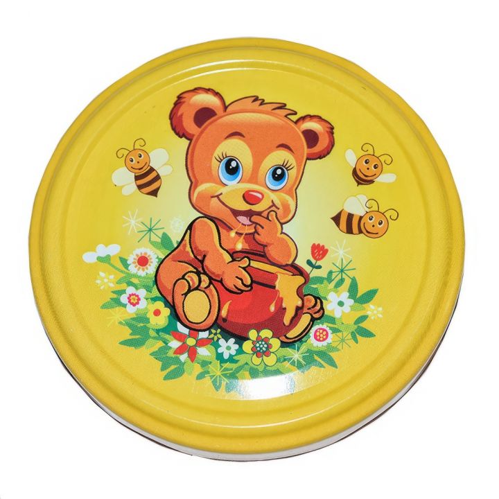 vicko-medvidek-1.jpg_13 Víčko na sklenici TO 82 - Malovaný medvídek - HO7