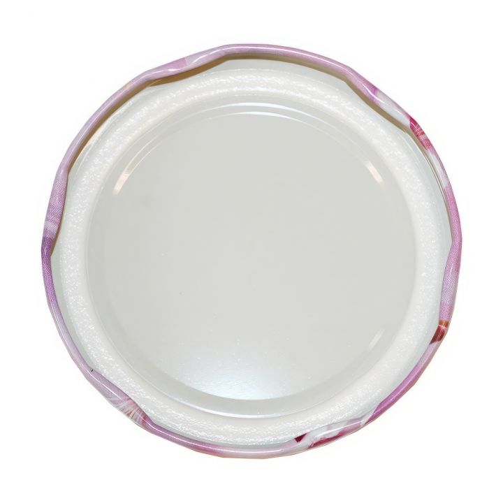 Víčko na sklenici TO 82 - růžový květ - HO11