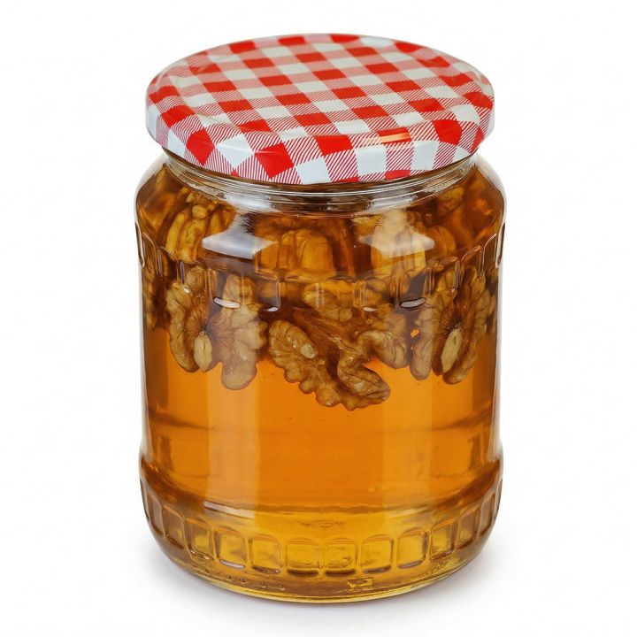 Víčko na sklenici TO 82 - Karo červené