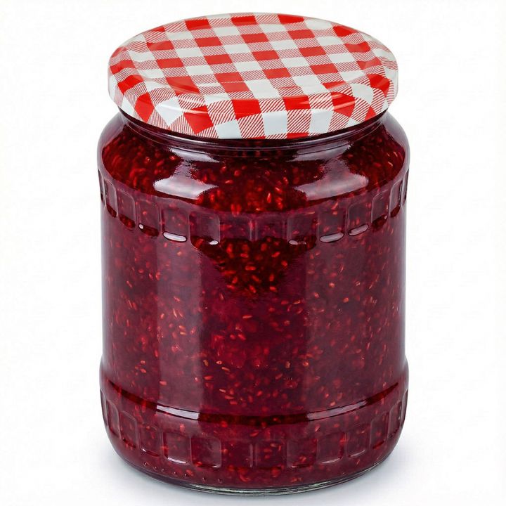 Víčko na sklenici TO 82 - Karo červené