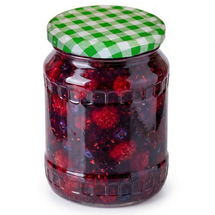 Víčko na sklenici TO 82 - Karo zelené