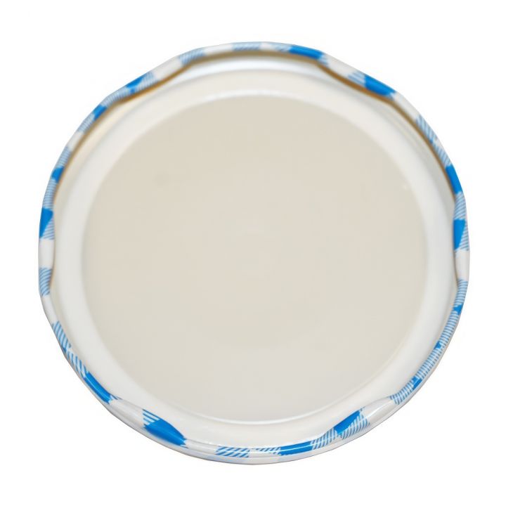 Víčko na sklenici TO 82 - Karo modré