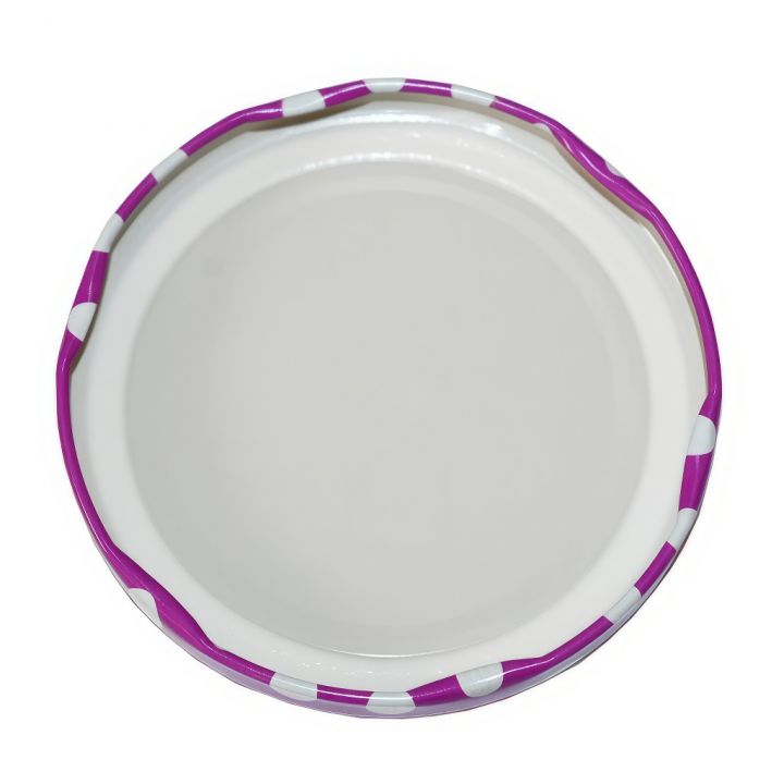 purple-dots-04.jpg_1 Víčko na sklenici TO 82 - Tečky - purpurové