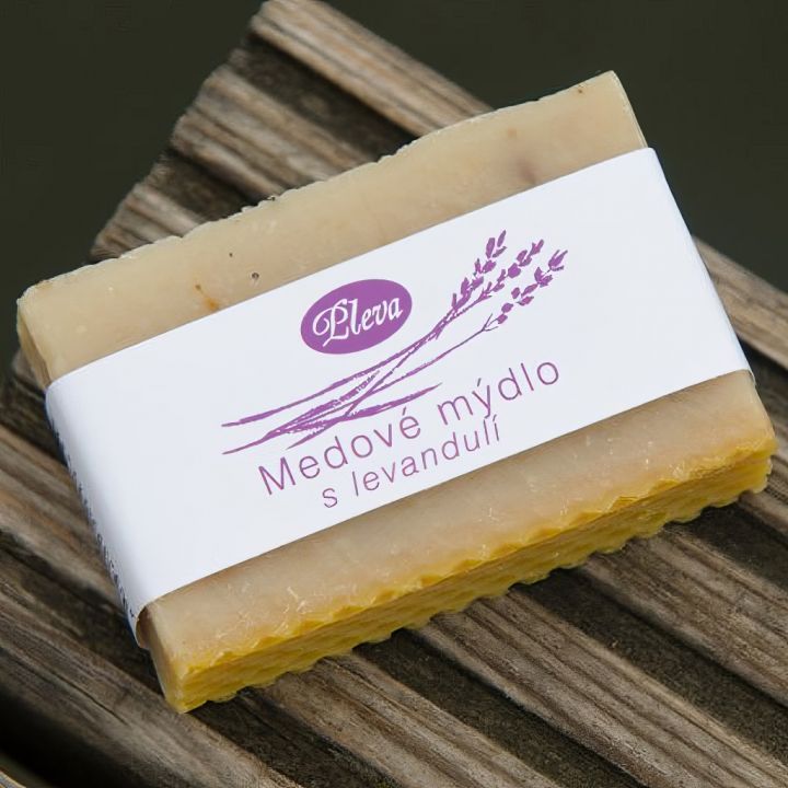 Pleva medové mýdlo s levandulí - 90g