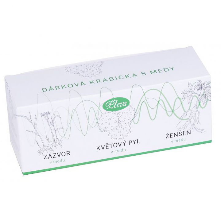 sada-zazvor-kvetovy-pyl-a-zensen-02.jpg_1 Pleva medy - zázvor, květový pyl a ženšen v medu - 3 x 170 g