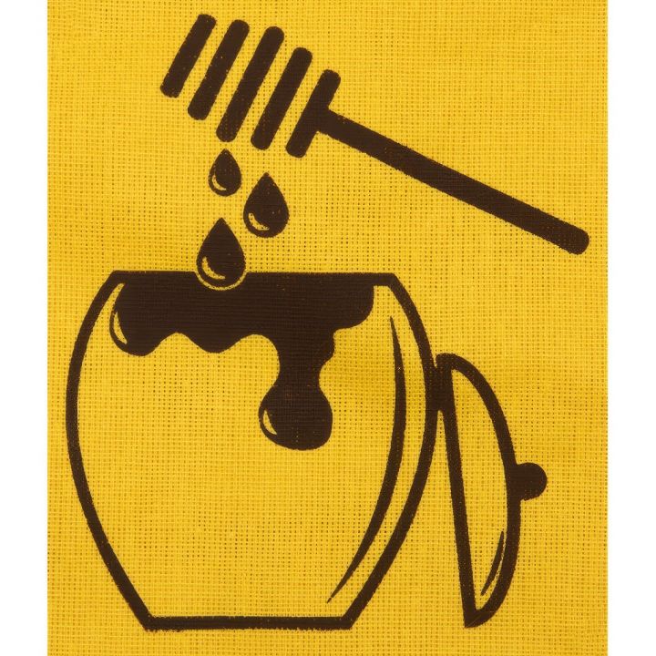 64113b.jpg_1 Pytlík na sklenici medu ApiSina s motivem "sklenice medu"