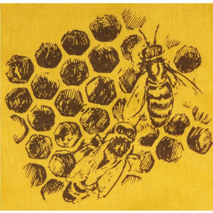 64116b.jpg_1 Pytlík na sklenici medu ApiSina s motivem "plástev"