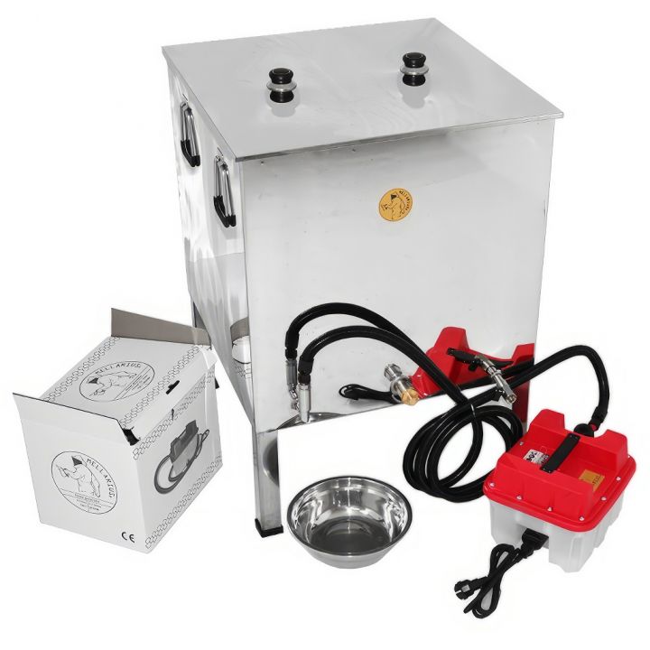 varak-3927-1.jpg Vařák na vosk Mellarius s vyvíječem páry 62 x 62 cm