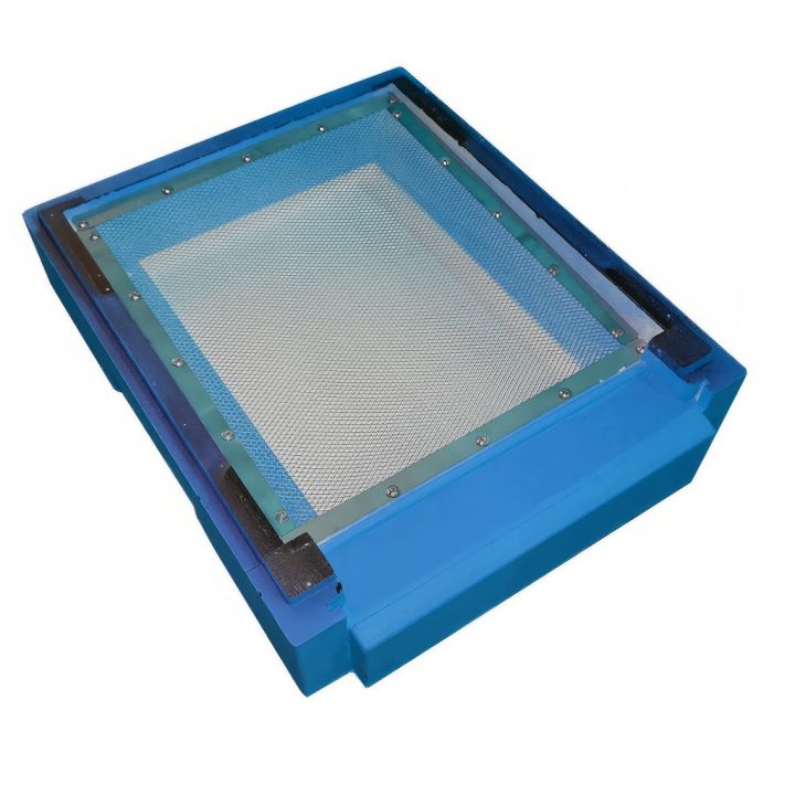 Varroa dno na polystyrenový úl 39 x 24 Lysoň - modré