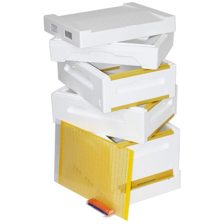 Polystyrenový úl Langstroth na 8 r. komplet - 2v1nk