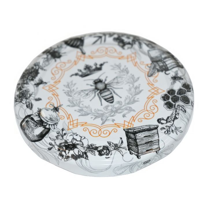 vicko-honey20-02.jpg_1 Víčko na sklenici TO 82 - Včela - HO20