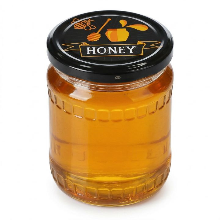 Víčko na sklenici TO 82 - Honey - černé - HO12