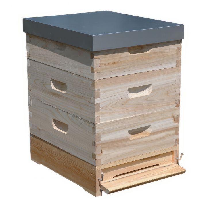 L9005-lanstroth-3x159-06.jpg_1 Včelí úl Langstroth 3 x 2/3 (159) - 10 r. - cink