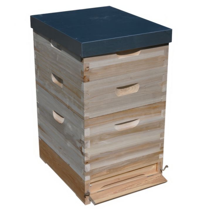 dadant-2x159+285-01.jpg_1 Včelí úl Dadant 1x(285) + 2x2/3(159) - 10 r. - cink