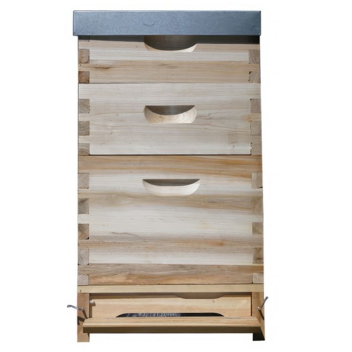 dadant-2x159+285-05.jpg_1 Včelí úl Dadant 1x(285) + 2x2/3(159) - 10 r. - cink