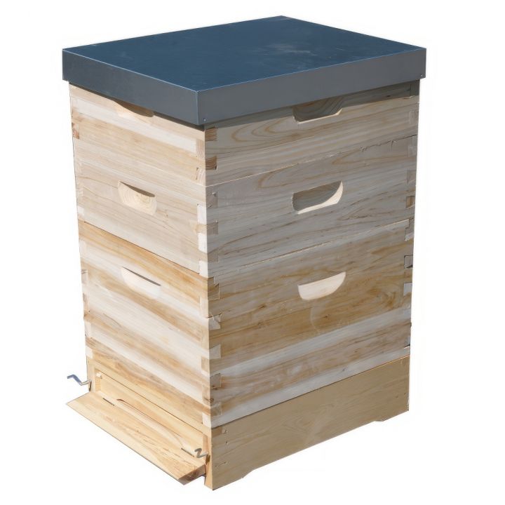 dadant-2x159+285-06.jpg_1 Včelí úl Dadant 1x(285) + 2x2/3(159) - 10 r. - cink