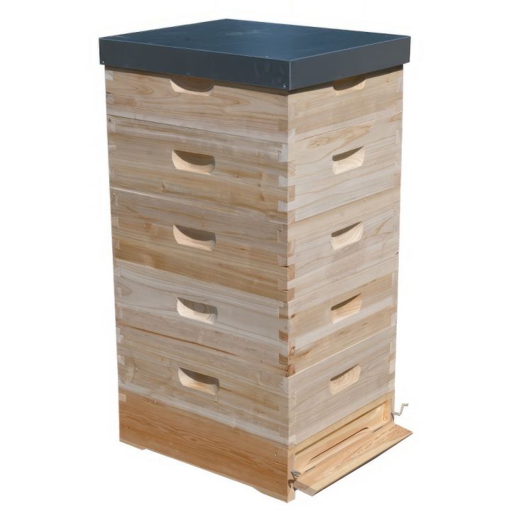 L9006-lanstroth-5x159-01.jpg_1 Včelí úl Langstroth 5 x 2/3 (159) - 10 r. - cink