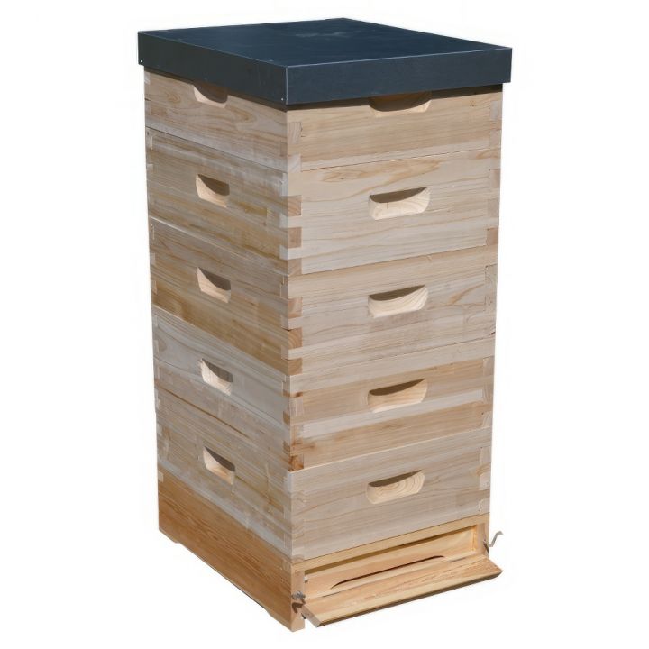 L9006-lanstroth-5x159-02.jpg_1 Včelí úl Langstroth 5 x 2/3 (159) - 10 r. - cink