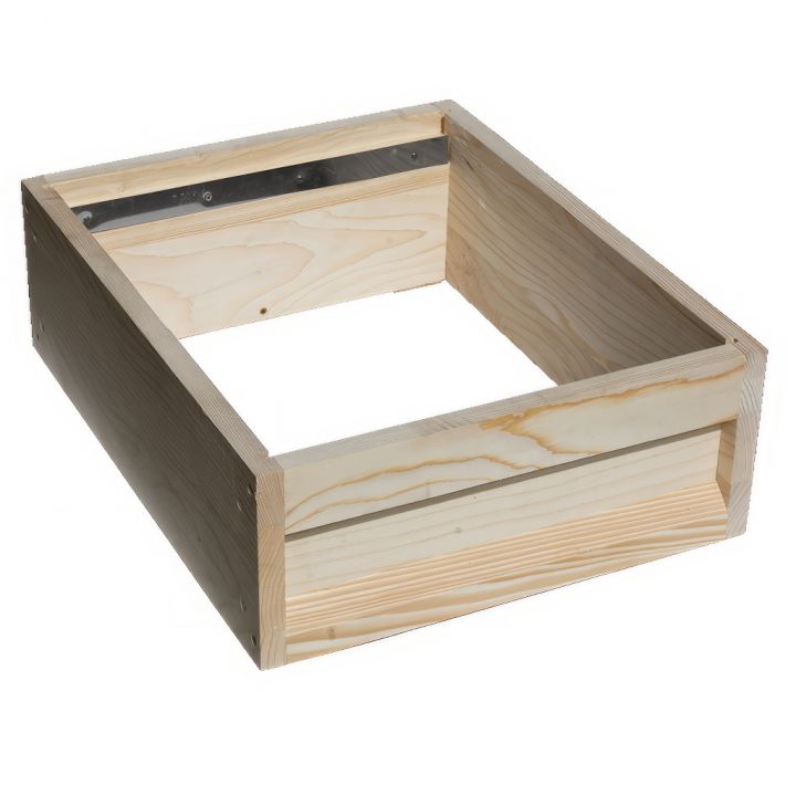 zander-flachzarge-159-mit-schienen-05.jpg_1 Nástavek Liebig Zander 2/3 (159 mm) 10 R. - nerez Schienen