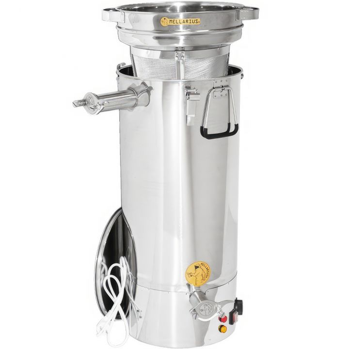 Stáčecí a čeřící nádoba Mellarius MaxiLine 50 kg s integrovaným topným tělesem