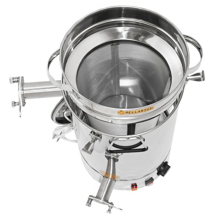 Stáčecí a čeřící nádoba Mellarius MaxiLine 50 kg s integrovaným topným tělesem