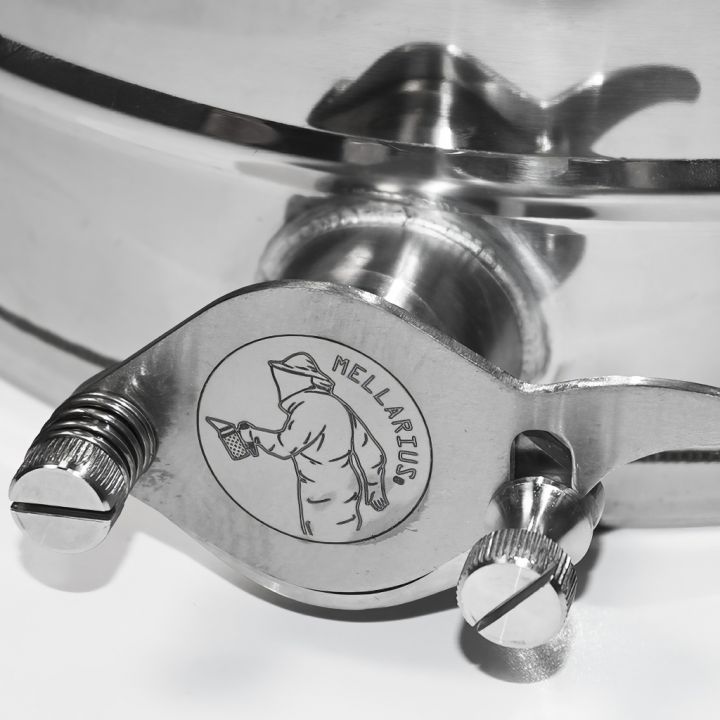 Stáčecí a čeřící nádoba Mellarius MaxiLine 50 kg s integrovaným topným tělesem