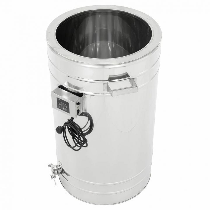 nadoba-staceci-a-cerici-s-ohrevem-plaste-konicke-dno-150-2.jpg_1 Nádoba stáčecí a čeřící s ohřevem pláště 150 l 230 V kónické dno – PREMIUM