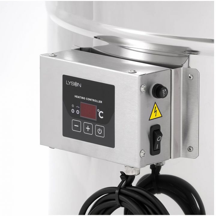 nadoba-staceci-a-cerici-s-ohrevem-plaste-konicke-dno100-3.jpg_1 Nádoba stáčecí a čeřící s ohřevem pláště 100 l 230 V kónické dno – PREMIUM