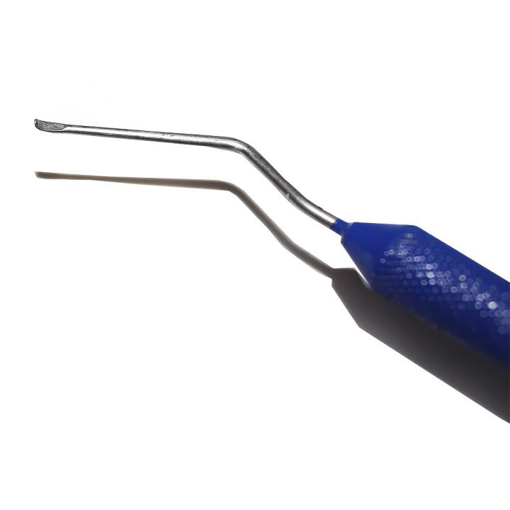 Přelarvovací lžička profi - kov - modrá