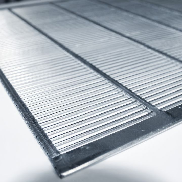 Mateří mřížka nerez 420x420 mm DE