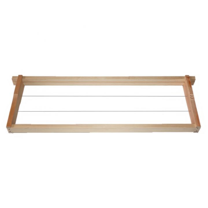 L0375-ramek-vypleteny-lang-159-012.jpg_1 Rámek Langstroth 2/3 - 159 - Hoffman, vypletený, s zděřemi, 1 ks