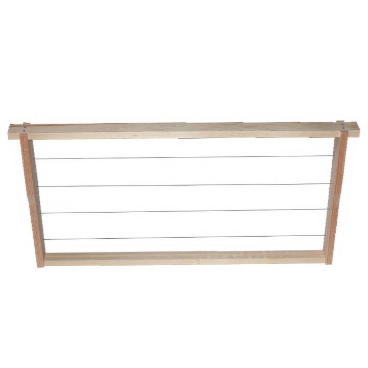 L0377-ramek-vypleteny-lang-232-034.jpg_1 Rámek Langstroth 1/1 - 232 - Hoffman, vypletený, s zděřemi, s drážkou 1 ks