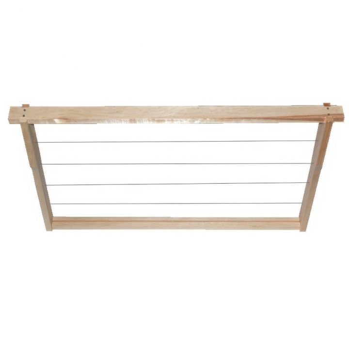 L0378-ramek-vypleteny-lang-285-014.jpg_1 Rámek Langstroth Jumbo - 285 - Hoffman, vypletený, s zděřemi, s drážkou 1 ks