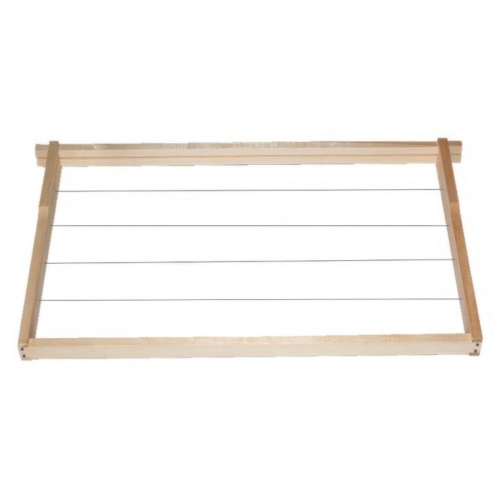 L0378-ramek-vypleteny-lang-285-024.jpg_1 Rámek Langstroth Jumbo - 285 - Hoffman, vypletený, s zděřemi, s drážkou 1 ks